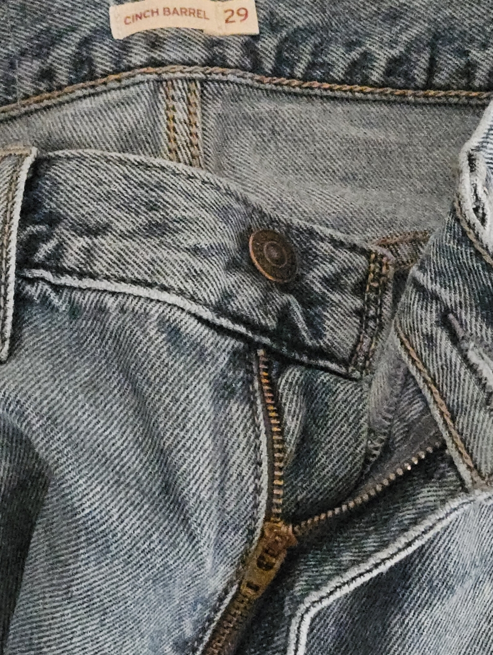 LEVI'S CINCH BARREL WOMEN'S JEANS 29 - Picture 4 of 10